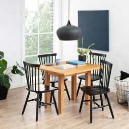 Rackhams Riano Dining Chairs in Black Set of 2 - 1 - thumbnail 5