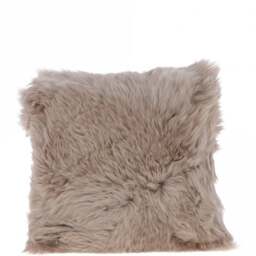 Rackhams Sheepskin Cushion - One Size - Camel - Sheepskin - thumbnail 1