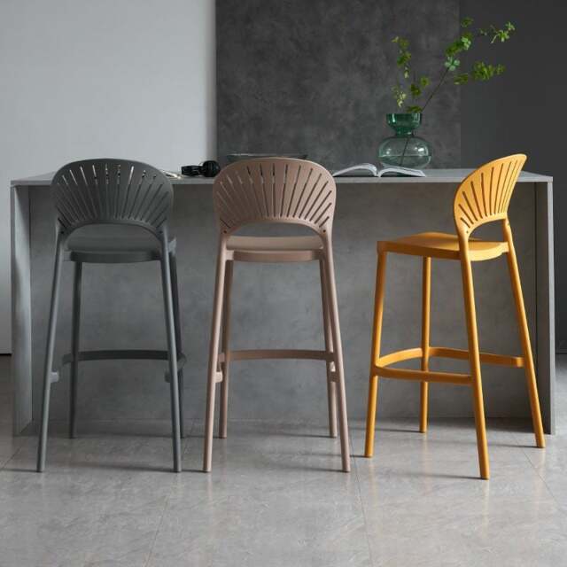 Rackhams Lilith Bar Stool - Light Yellow - image 1