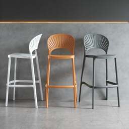 Rackhams Lilith Bar Stool - Light Yellow - thumbnail 5