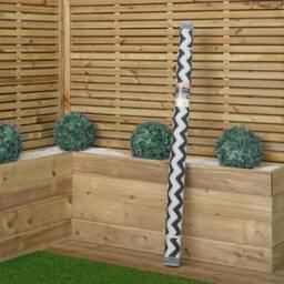 Rackhams 1.5m x 2.1m Atlantis Large Outdoor Alfresco Patio Rug Mat in Onyx - thumbnail 3