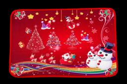 Rackhams 38.5 x 59cm Christmas Doormat with Soft Non-Slip Backing for Indoor and Outdoor Entrances - thumbnail 1