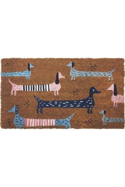 Rackhams Coir Animal Dachshunds Mat 40x70 cm - image 1