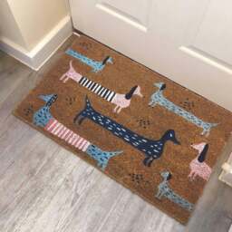 Rackhams Coir Animal Dachshunds Mat 40x70 cm - thumbnail 2