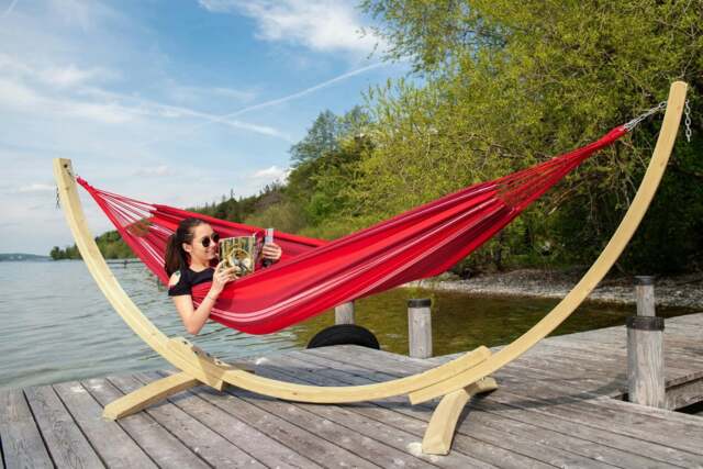 Rackhams Apollo Fuego Hammock & Stand Set - image 1