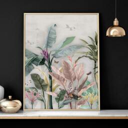 Rackhams Living room wall pictures - Set of 2 Asian wall art prints - 12 x 16 inches / 30.5 x 40.65 cm - Polyester Canvas 260 gsm - Canvas wrapped - thumbnail 4