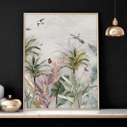 Rackhams Living room wall pictures - Set of 2 Asian wall art prints - 12 x 16 inches / 30.5 x 40.65 cm - Polyester Canvas 260 gsm - Canvas wrapped - thumbnail 5