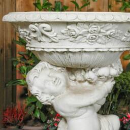 Rackhams Cherub Planter Pair Vase Urn - thumbnail 6