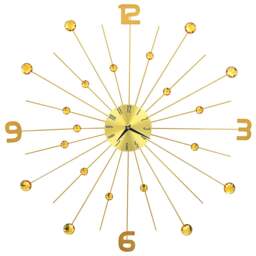 Rackhams Wall Clock Metal 70 cm Golden - thumbnail 2