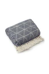 "Rackhams Zahra Navy Throw - 90x100""" - thumbnail 5