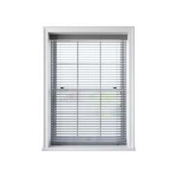 Rackhams White Faux Wood Venetian Blind With Strings - 150cm With 210cm Drop - thumbnail 3