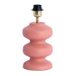Rackhams Pebble Table Lamp in Coral - thumbnail 2