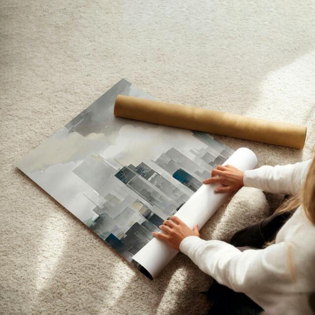 Rackhams Modern Wall Art For Living Room Uk - Set of 3 Urban Skyscrapers Wall art Prints - 20 x 30 in / 50 x 76 cm - Matte Museum Quality Art Paper 290 gsm - Unframed