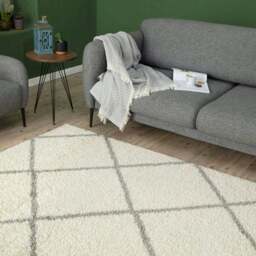 Rackhams Moroccan Ivory Shaggy Rug - 500 - 60X110 cm - thumbnail 6