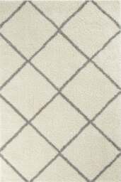 Rackhams Moroccan Ivory Shaggy Rug - 500 - 60X110 cm - thumbnail 1