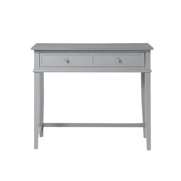 Rackhams Franklin Writing Desk with 1 Drawer Grey - thumbnail 5