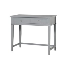Rackhams Franklin Writing Desk with 1 Drawer Grey - thumbnail 1