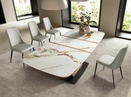 Rackhams Light Grey Leatherette Chair 4184 - thumbnail 6