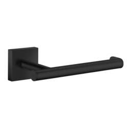 Rackhams Matt Black Toilet Roll Holder - thumbnail 1