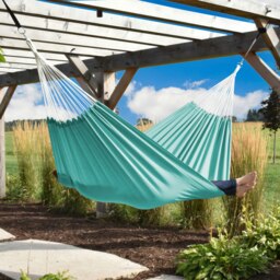 Rackhams Brazilian Sunbrella Double Hammock - Aruba - thumbnail 2