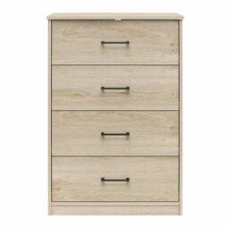Rackhams BrEZ Build Pearce 4 DRW Dresser Light Oak - Brown - thumbnail 2