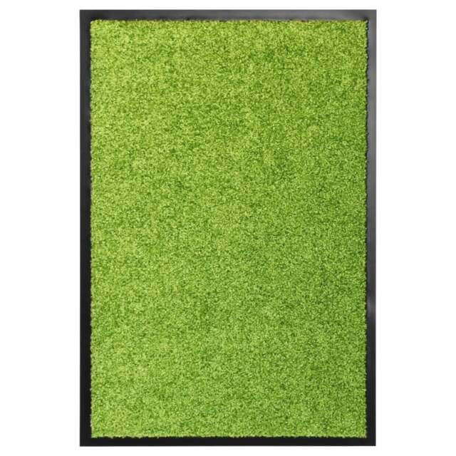Rackhams Doormat Washable Green 40x60 cm