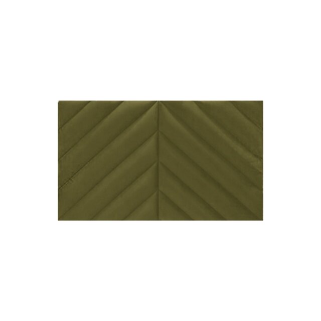 Rackhams Rose Kingsize Headboard - Olive - Olive - image 1