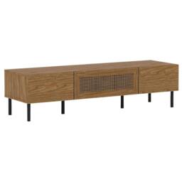 Rackhams LV51 TV Cabinet, Mid Oak, 1.4m - 1.4m (140CM) - 1.4m (140CM) - thumbnail 2