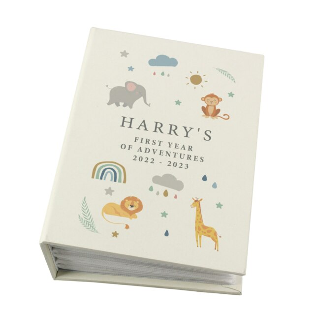 Rackhams Personalised Animals 6x4 Photo Album - image 1