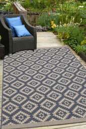 Rackhams County Genesis Blue Rug – Indoor & Outdoor - 200X290 cm - thumbnail 5
