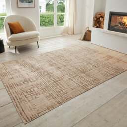 Rackhams Terrain Designer Shortpile – Modern Geometric Rug - Brown - 200X280 cm - thumbnail 5