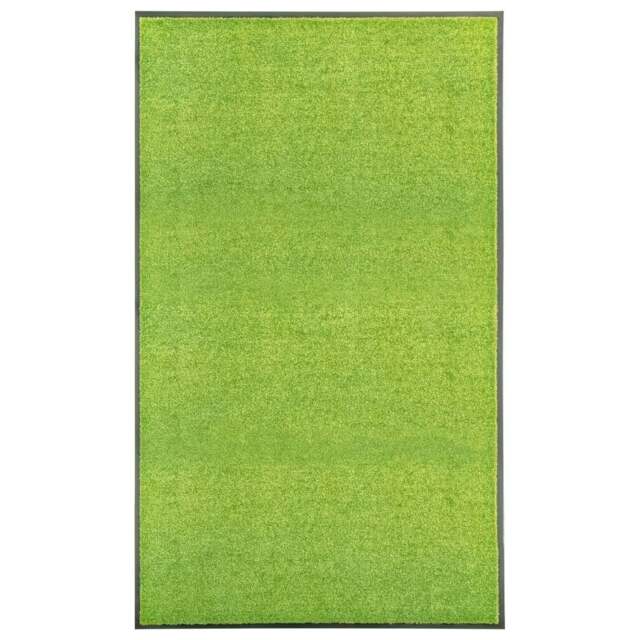 Rackhams Doormat Washable Green 90x150 cm