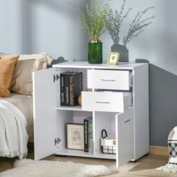 Rackhams Cabinet Sideboard Cupboard Buffet Solo High Gloss Front Face Door Drawer - thumbnail 3