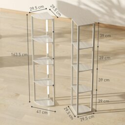 Rackhams Corner Floor Lamp with Dimmable Warm White LED Light, Oak - Oak - thumbnail 5