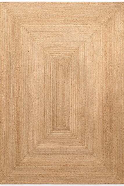 Rackhams Sharmila Jute Rug Natural Brown - Handwoven - 160X230 cm
