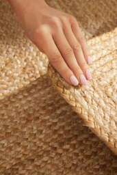 Rackhams Sharmila Jute Rug Natural Brown - Handwoven - 160X230 cm - thumbnail 4