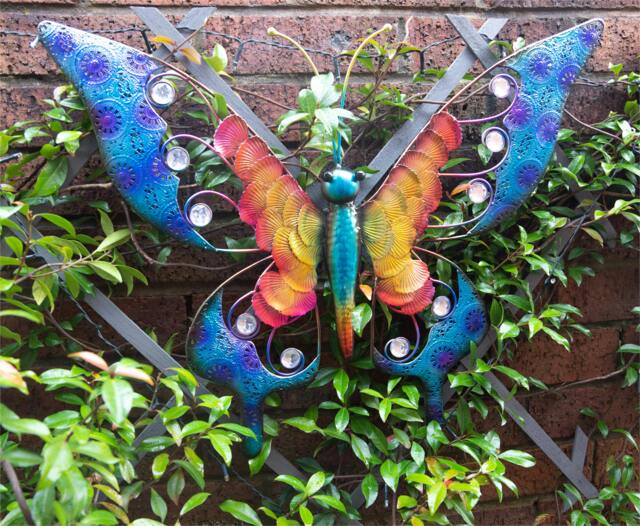 Rackhams Metal Butterfly Garden Wall Ornament