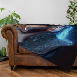 Rackhams Mystical Witch Luxury Fleece Throw - Large Size 150cm x 150cm - thumbnail 4