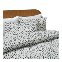 Rackhams Reversible Dotted Duvet Cover Set - Multicoloured - King - Multicoloured - 52% Polyester/48% Cotton - thumbnail 2