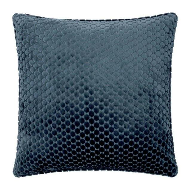 Rackhams Neptune Velvet Cushion Cover - Navy - 50cm x 50cm - Navy - 100% Polyester - image 1