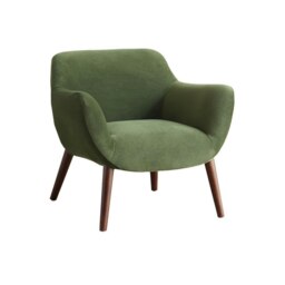 Rackhams INS92 Armchair, Velvet - Yellow - thumbnail 2