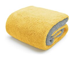 Rackhams Teddy Two Tone Fluffy and Warm Fleece Duvet Cover Set - Silver - Double - thumbnail 3