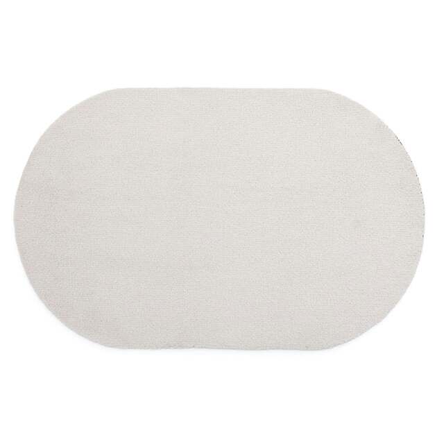 Rackhams My Soft Bathroom Mat – White Washable - Oval