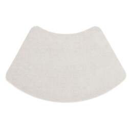 Rackhams My Soft Bathroom Mat – White Washable - Oval - thumbnail 2