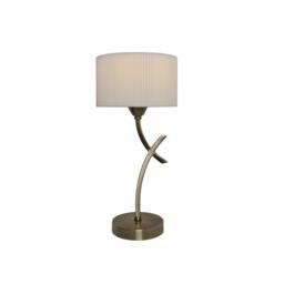 Rackhams Justina Antique Brass Table Lamp - thumbnail 2