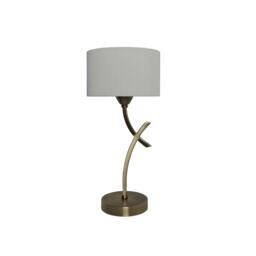 Rackhams Justina Antique Brass Table Lamp - thumbnail 3