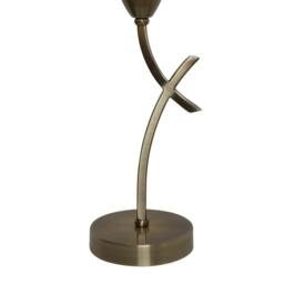 Rackhams Justina Antique Brass Table Lamp - thumbnail 6