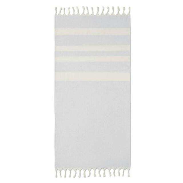 Rackhams Agoura Hammam Towel - Grey - One Size - Grey - 55% Recycled Polyester/45% Recycled Cotton - image 1