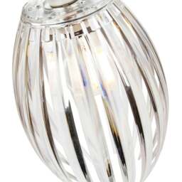 Rackhams Modern Designer Easy Fit Pendant Shade with Beautiful Clear Acrylic Curved Rods - thumbnail 4