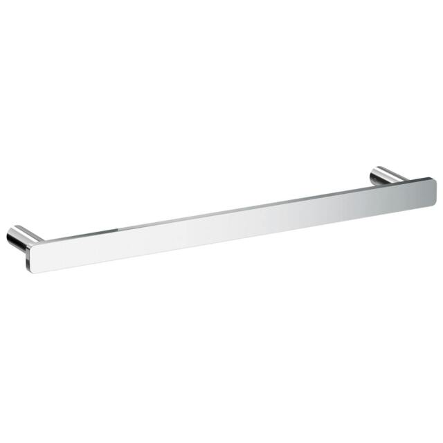 "Rackhams Polished Chrome Towel Rail 40cm/15.7"" Wall Mounted with Concealed Screws Bathroom Towel Holder" - image 1